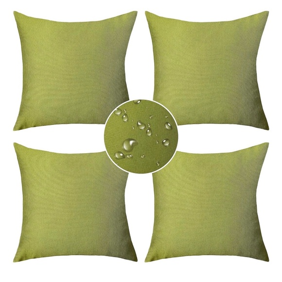 Other - Waterproof Green Fabric pillows outdoors